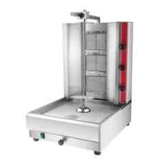 Khushi Udyog PG3 Stainless Steel Gas Shawarma Machine with 3 Burner