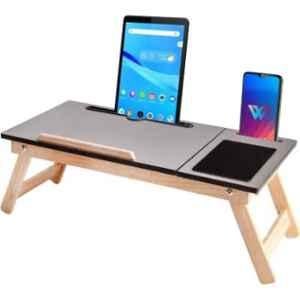 IBS 60.96x22.86x30.48cm Wooden Portable Laptop Table, DKFJDU8787D