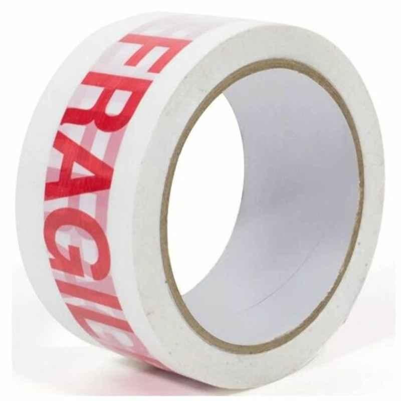 Apac Fragile Handle With Care Printed BOPP Tape, 50 Micron, 48 mmx200 Yards, 12 Rolls/Pack