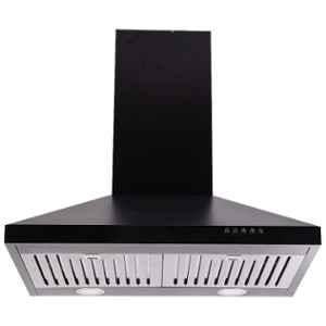 Pigeon Nebula 60cm 860CMH Black & Silver Chimney with Baffle Filter & Press Button Controls, 12993