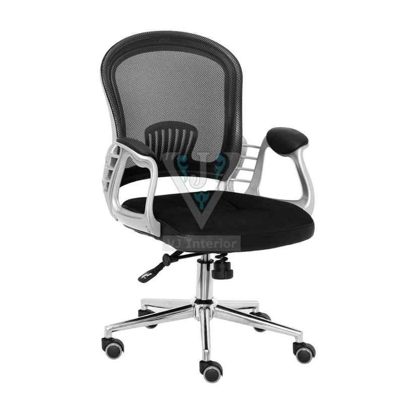VJ Interior 18 inch Black Mesh Executive Chair, VJ-1003