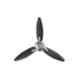 Usha Bloom Daffodil 85W Grey & Black 3 Blades Ceiling Fan, Sweep: 1250 mm