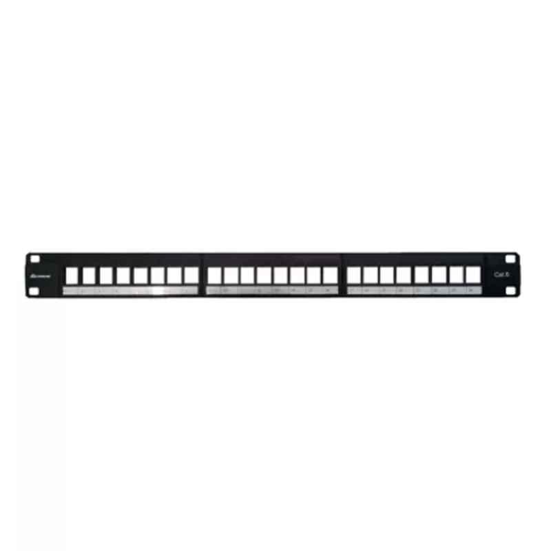 DME Prolink CAT6 24 Port Unshielded Unloaded Copper Patch Panel, D0435-241UNFULBK