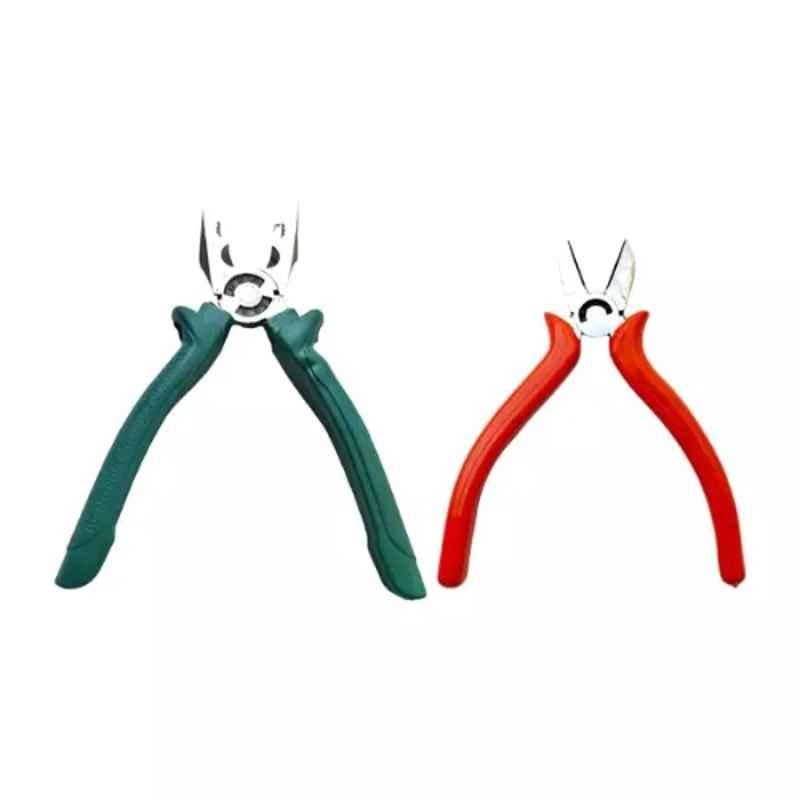 Sky Blue 2 Pcs 7.8 inch Lineman Plier Combo, SBE_PLIER_COMBO_MOD_01301