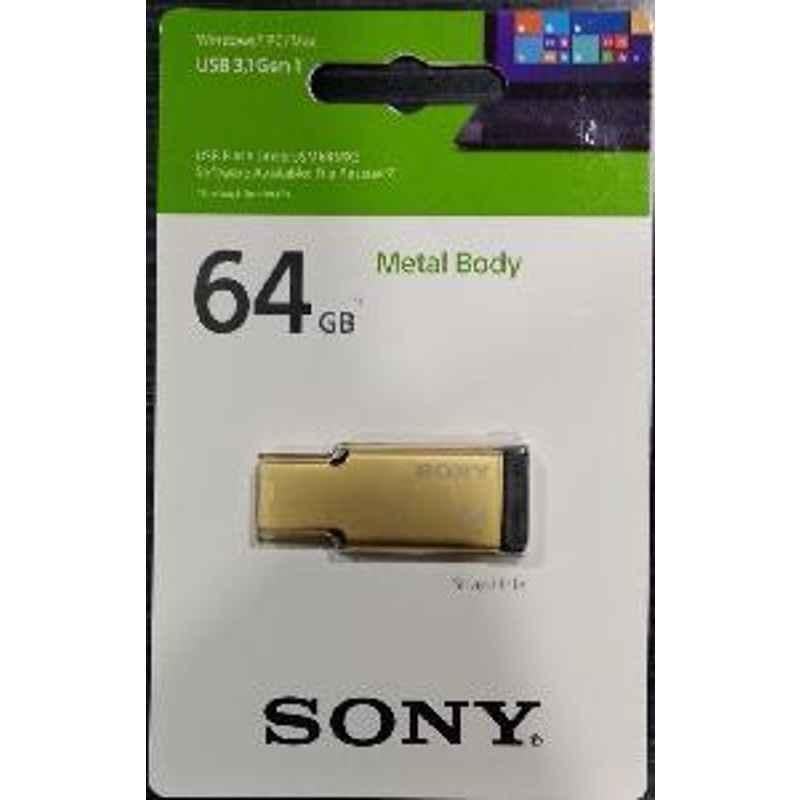 Sony 64Gb Pendrive Metal 3.0 2 Years Warranty Pen Drive