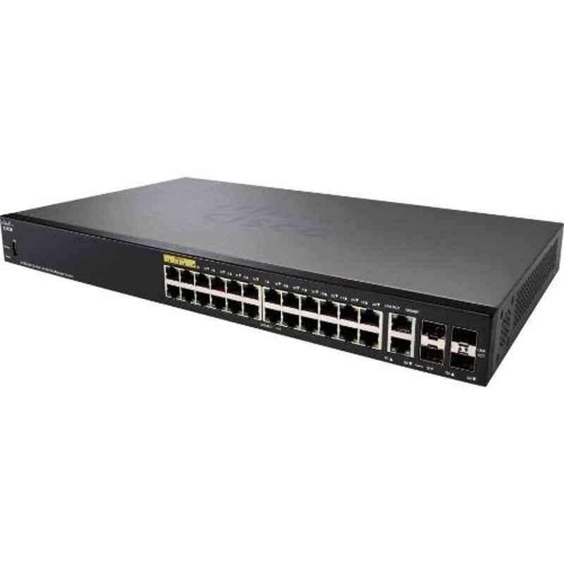 Cisco SF350-24P 24-Port 10/100 PoE Managed Switch, SF35024PK9EU