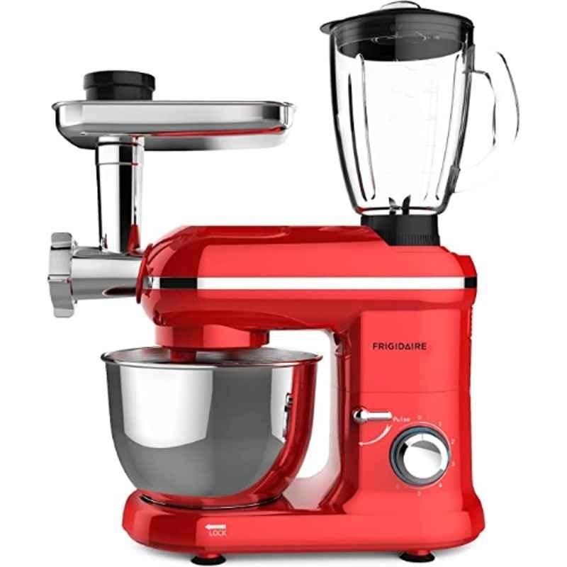 Frigidaire 1000W Red Stand Mixer with Blender Meat Grinder, FD5126