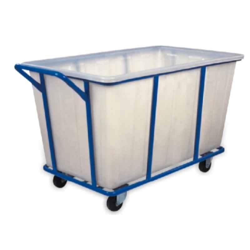 Baiyun 140x77x81cm Plastic Blue Laundry Cart (L), AF08214