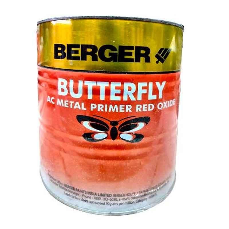 Berger Butterfly Anti Corrosive Metal Red Oxide Primer 4L