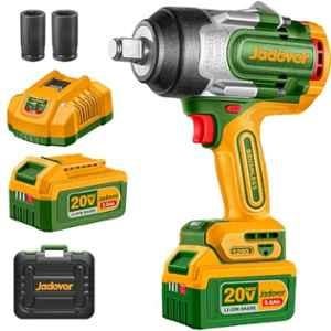Jadever 20V 3/4 inch 1800Nm Cordless Impact Wrench, JDCD1B1285