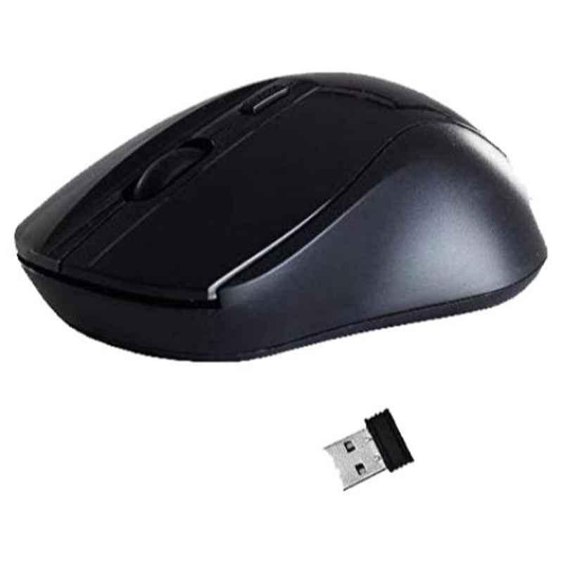 Quantum QHM262W Black Wireless Mouse (Pack of 2)