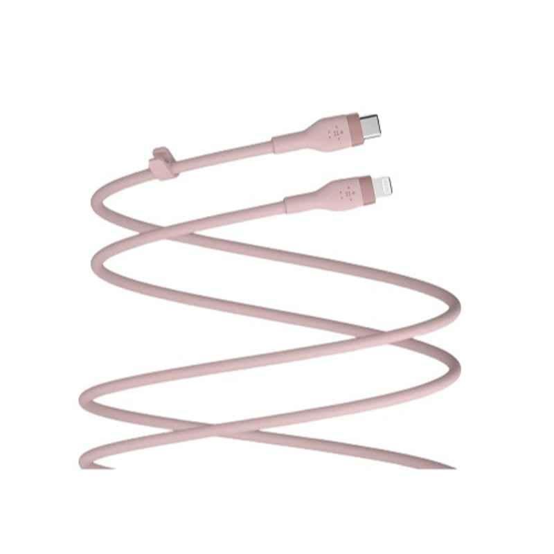 Belkin 1m Pink Silicone USB-A to Lightning Cable, BKN-CAA008BT1MPK