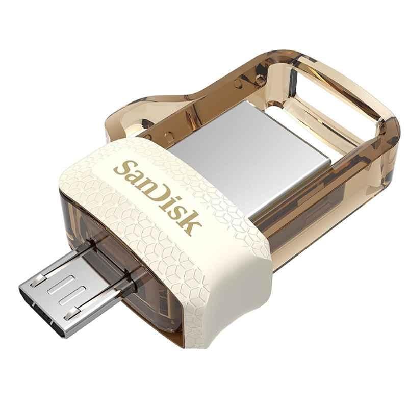 SanDisk Ultra Dual 64GB Gold USB 3.0 OTG Pen Drive, SDDD3-064G-I35GW