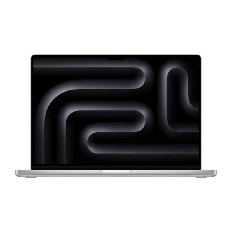 Apple MacBook Pro 16 inch 36GB/512GB SSD M3 Pro Chip Silver Laptop with English & Arabic Keyboard, MRW63AB/A