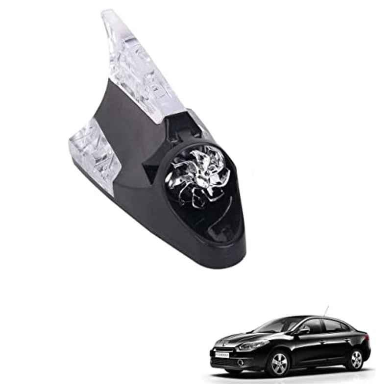 Kozdiko Black Auto Wind Power LED Light Shark Fin Car Antenna for Renault Fluence