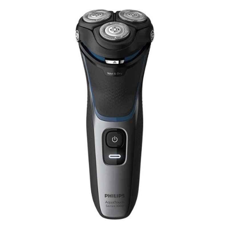 Philips 60min Shiny Black Wet & Dry Electric Shaver, S3122