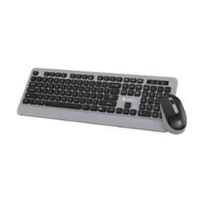 Portronics Key5 Combo 2.4GHz Grey Wireless Keyboard & Mouse Combo, POR 1569