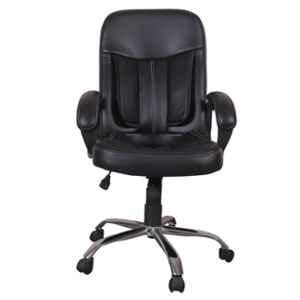 High Living Black Leatherette High Back Office Chair, HL_04 (Pack of 2)