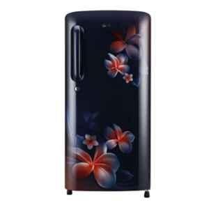 LG 190L Blue Plumeria 3 Star Single Door Refrigerator, GL-B201ABPD