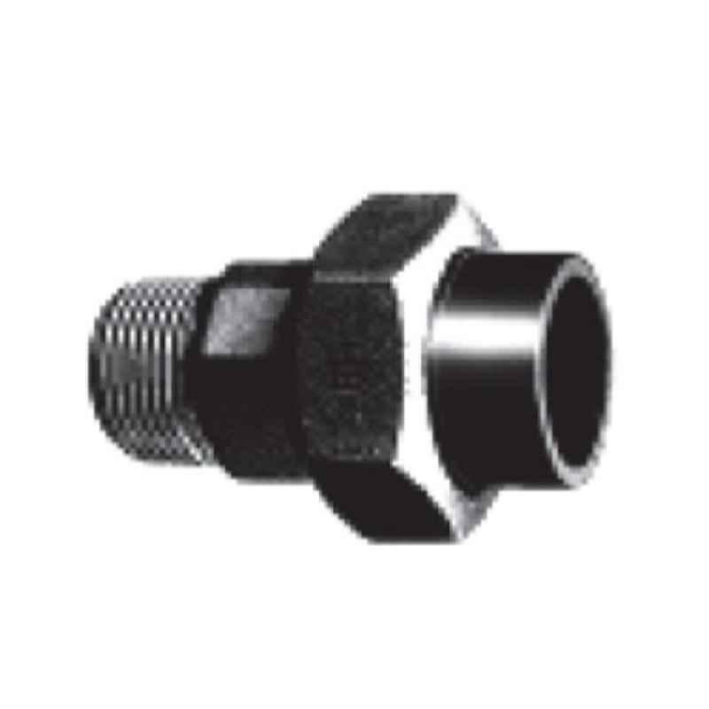 Hepworth 21.53.17 2-1/2x2-1/2 inch PN 15 PVC-U Pipe Adaptor Union, 721.530.712
