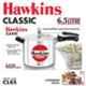 Hawkins Classic 6.5 Litre Pressure Cooker, CL65