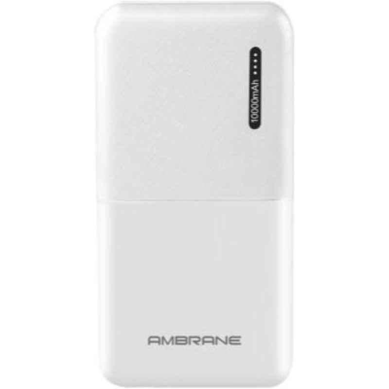Ambrane PP-111 10000mAh White Li-Polymer Power Bank
