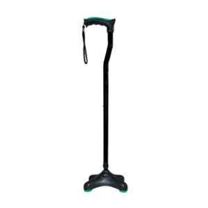 Tynor Black Quadra Stick, L36UCZ, Size: Universal