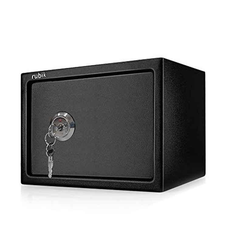 Rubik Alloy Steel Black Key Operated Locker Safe, RUBIK-SAFE-25K-BLK