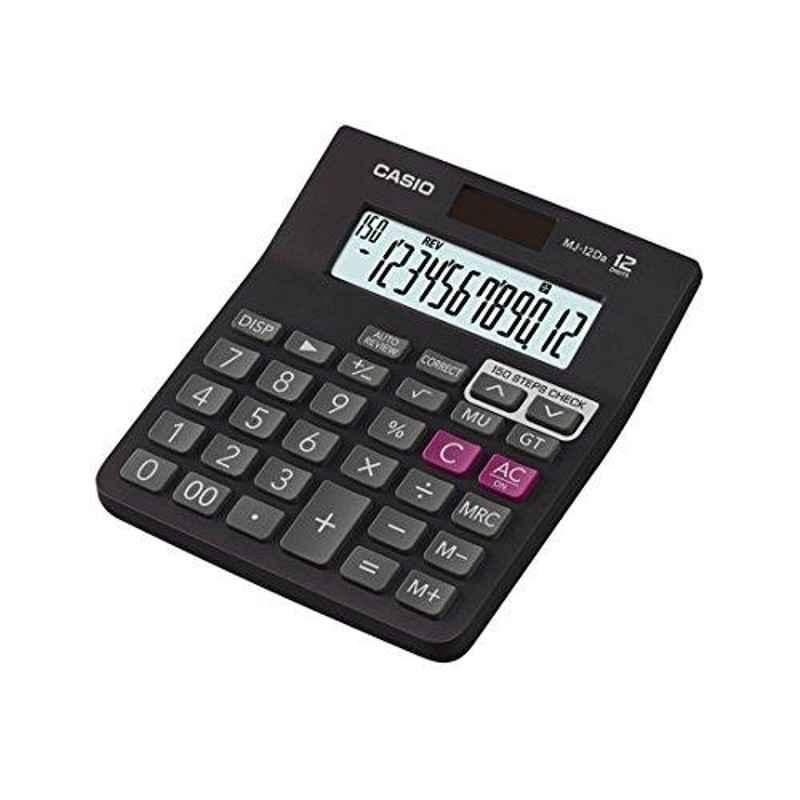 Casio MJ-12D-Bk Electronic Calculator