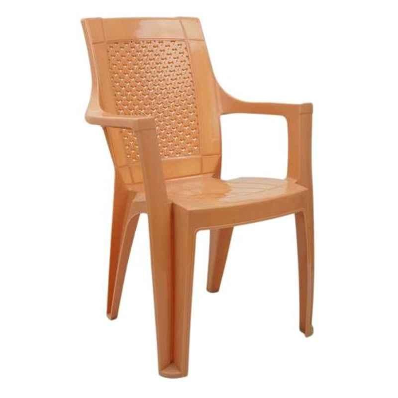 Italica Polypropylene Camel Luxury Arm Chair, 9006-1