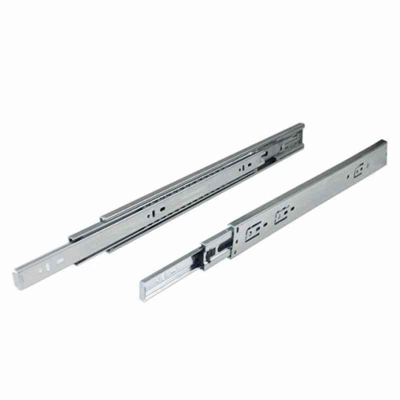 14 inch Silver Metal Full Extension Soft Closing Drawer Slide