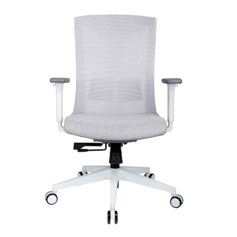 Innowin Henry White Mesh Medium Back Ergonomic Office Chair