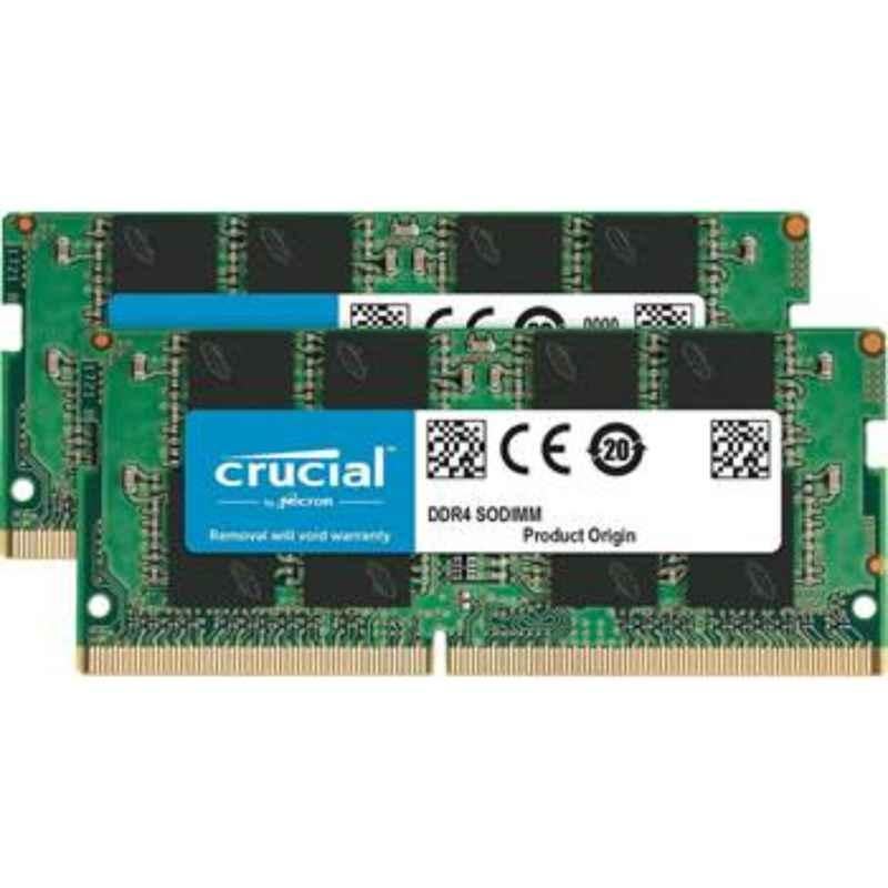 Crucial 32GB (2x16GB) DDR4 3200MHz Laptop RAM Kit, CT2K16G4SFRA32A