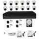 CP Plus 2.4MP White & Black 16 Camera with 16 Channel DVR Kit