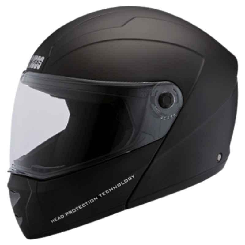 Studds Ninja Elite Super Black Flip Up Motorcycle Helmet, Size: Extra Large