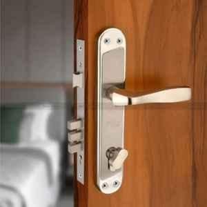 Duke 10 inch 25-40mm Stainless Steel Mortise Lock Set with 3 Keys & Brass Cylinder, 300+1003SSCYOSK