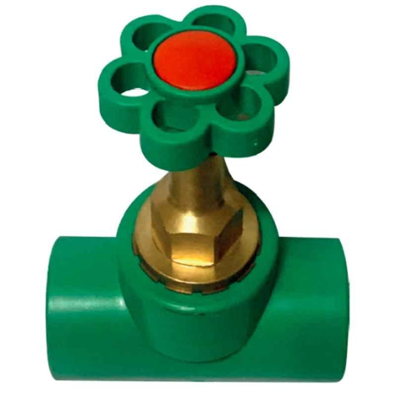 Dacta Therm 25mm x 3/4 inch Stop Globe Valve, DIPPRGR20VB2534