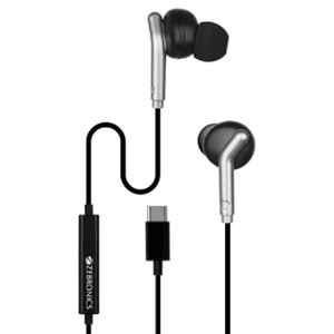 Zebronics Bro-C 10mm Black Wired Earphones with Deep Bass