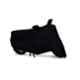 Riderscart Polyester Black Waterproof Two Wheeler Body Cover with Storage Bag for TVS Wego