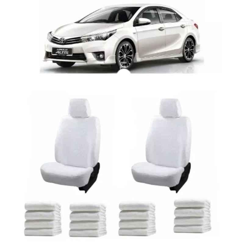 Oscar White Aut-Sn-4112 Towel 1 Pcs\\Set Toyota Corolla Car Seat Cover