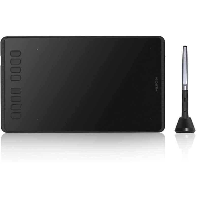 Huion Inspiroy H950P 8.7x5.4 inch Black Digital Graphics Pen Tablet with 8192 Pressure Level & with 8 Short cut Keys Support
