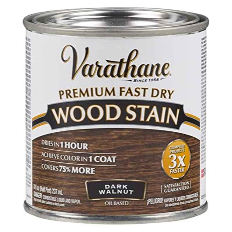 Rust-Oleum Varathane 237ml Dark Walnut 262025 Oil Based Premium Fast Dry Wood Stain