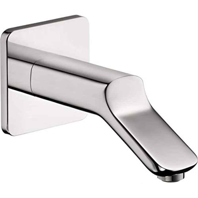Aquieen Luxury Series Brass Chrome Wall Mounted Spout with Wall Flange