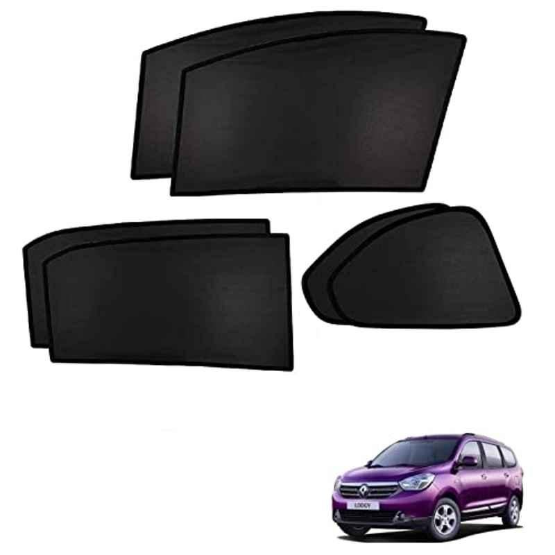 Kozdiko 4 Pcs Custom Fit Non Magnetic Curtains Mesh Car Sun Shade Set for Renault Lodgy