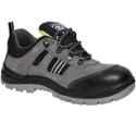 Allen Cooper AC-1156 Antistatic Steel Toe Grey & Black Safety Shoes, Size: 8
