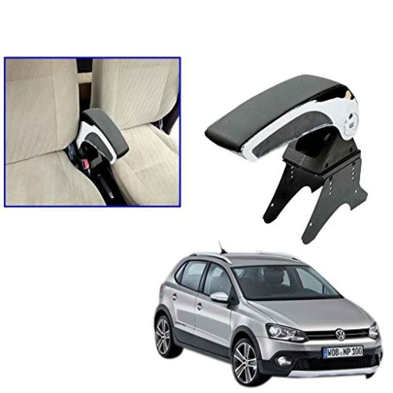 Kozdiko Black Chrome Finish Car Armrest for Hyundai Santro 2018