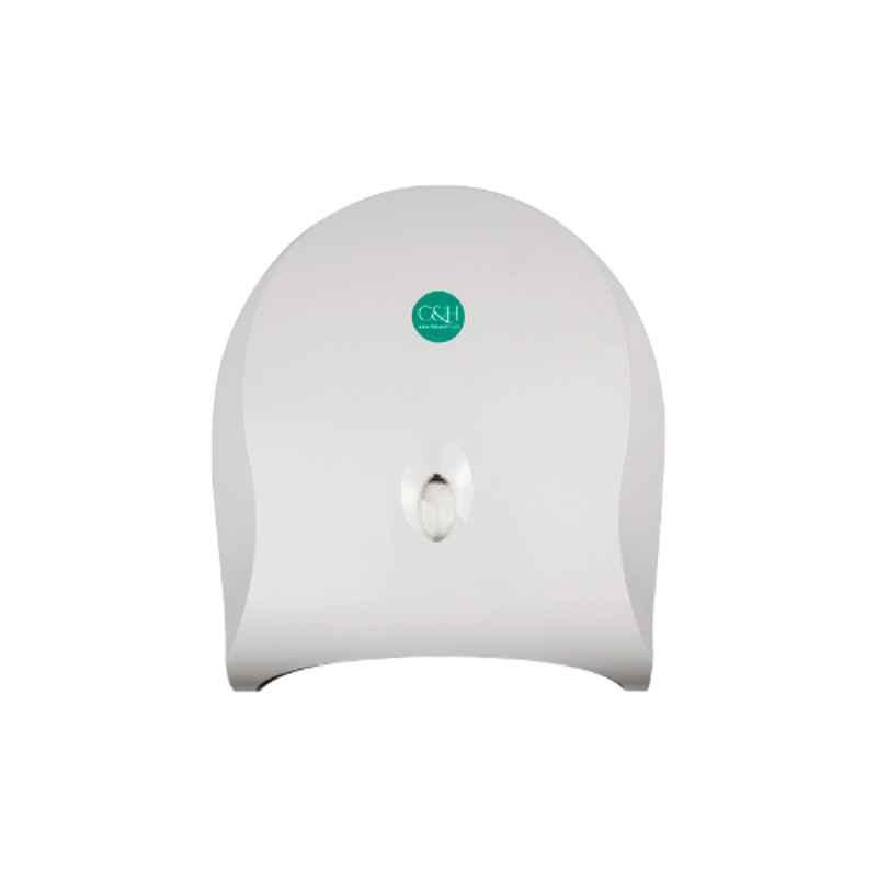 C & H Stainless Steel Jumbo Toilet Tissue Roll Dispenser, 801 JRT