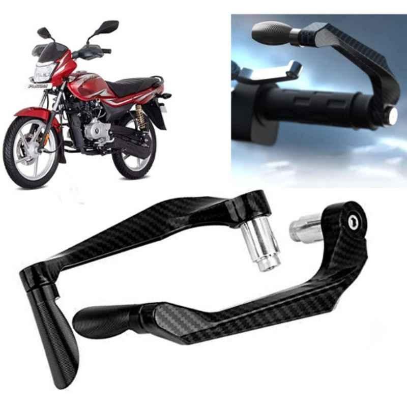 Auto Pearl 2 Pcs Aluminium Carbon Black Brake Clutch Lever Set for Bajaj Platina 100