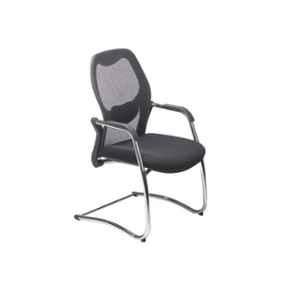 Godrej Interio Leoma Net & Foam Black High Performance Visitor Chair