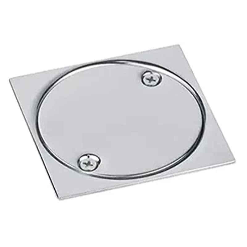 Sundex 10x10x2 inch Stainless Steel Mirror Finish Bathroom Drain Trap, SD1002